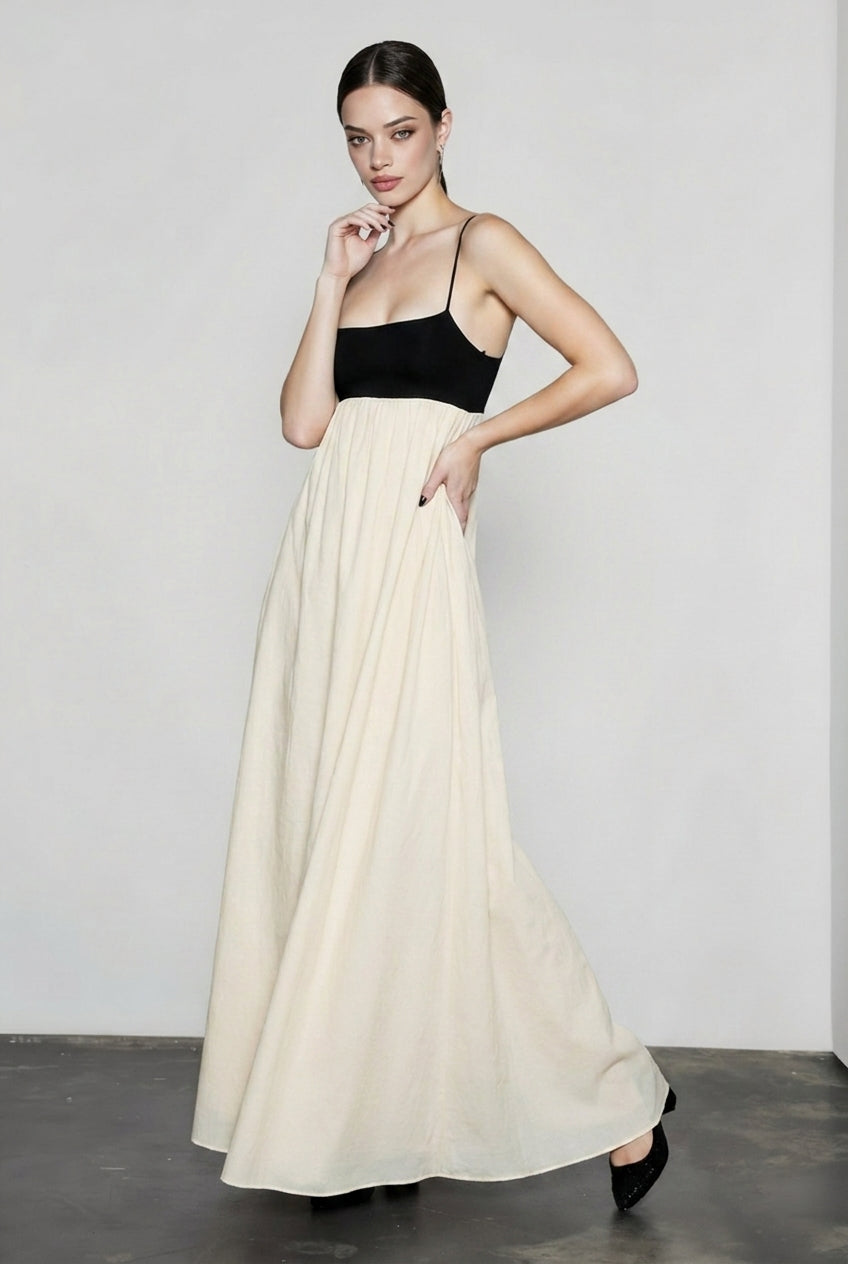 Colorblock Cami Vacation Dress