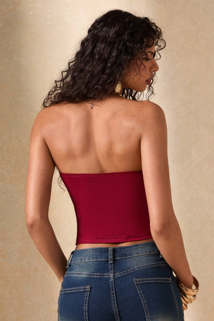 Ruched Crop Top