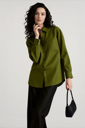 Linen Loose Fit Layering Blouse