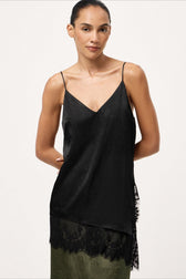 Lace Hem V-Neck Cami Top