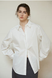 High Density Cotton Collared Blouse