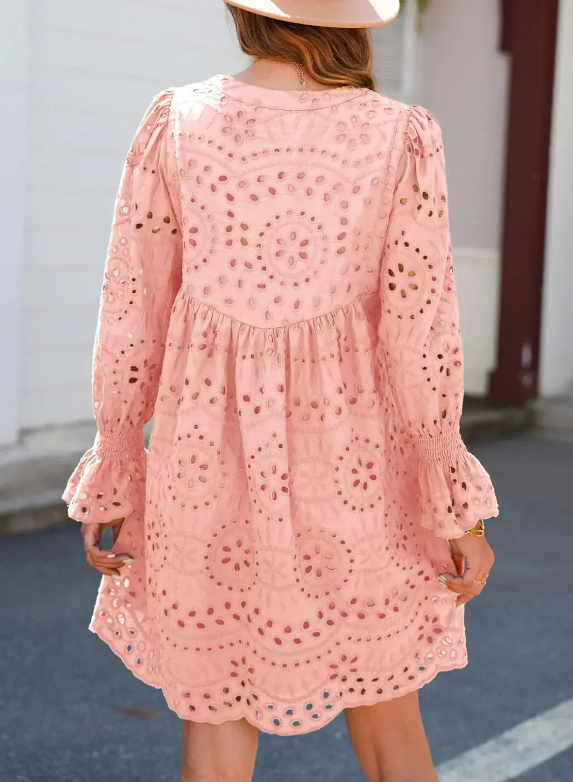 Kirelle - Breathable V-Neck Skirt Dress