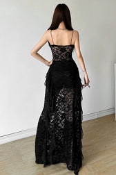 Nibber Sexy Lace Maxi Dress 5
