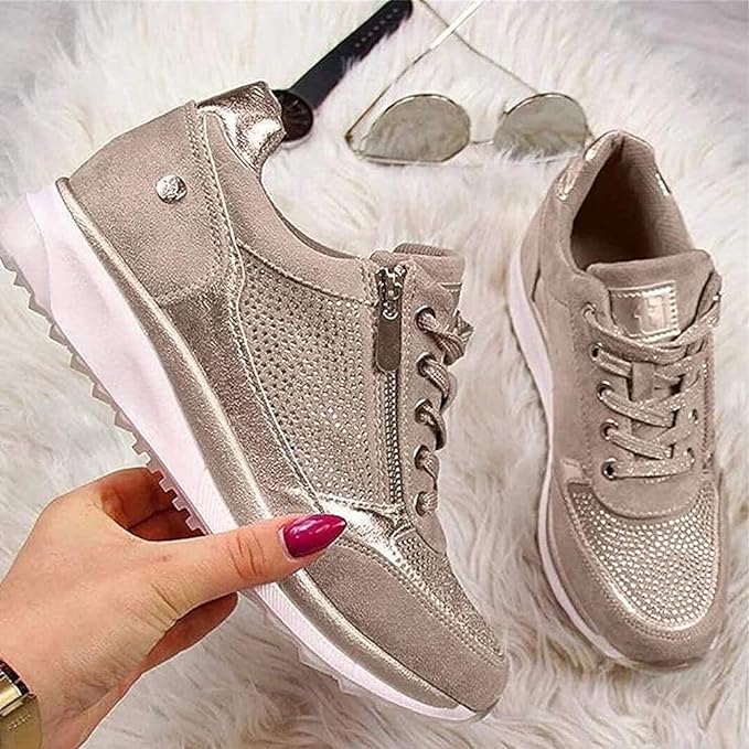 Rebecca | Zip-Up Sneakers