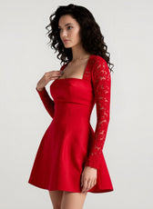 Lace Bodycon A-line Chic Cocktail Dress