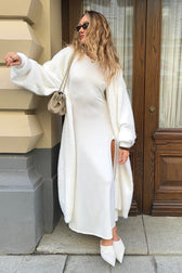 Oversized Faux Fur Duster Cardigan