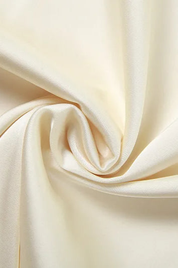 Sexy Backless Satin Spaghetti Strap Maxi Dress