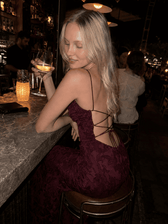 Chiffon Backless Spaghetti Strap Maxi Dress