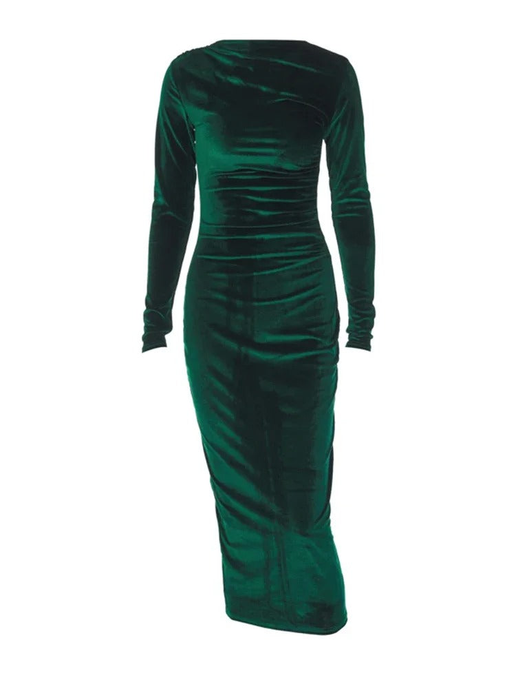 Marta Graceful Midi Dress Contemporary Dress with Premium Casual Styling