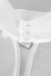 Mesh See-Through Long Sleeve Shirt