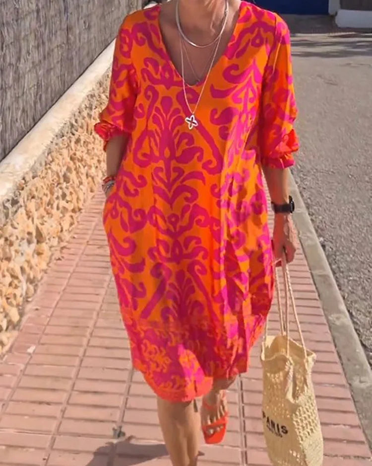 Esmeralda Chic and Relaxed Summer Dress for Women Stylish Outfit