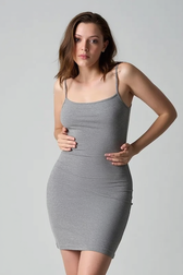 Knit Cami Breathable Stretch Tight Bodycon Dress