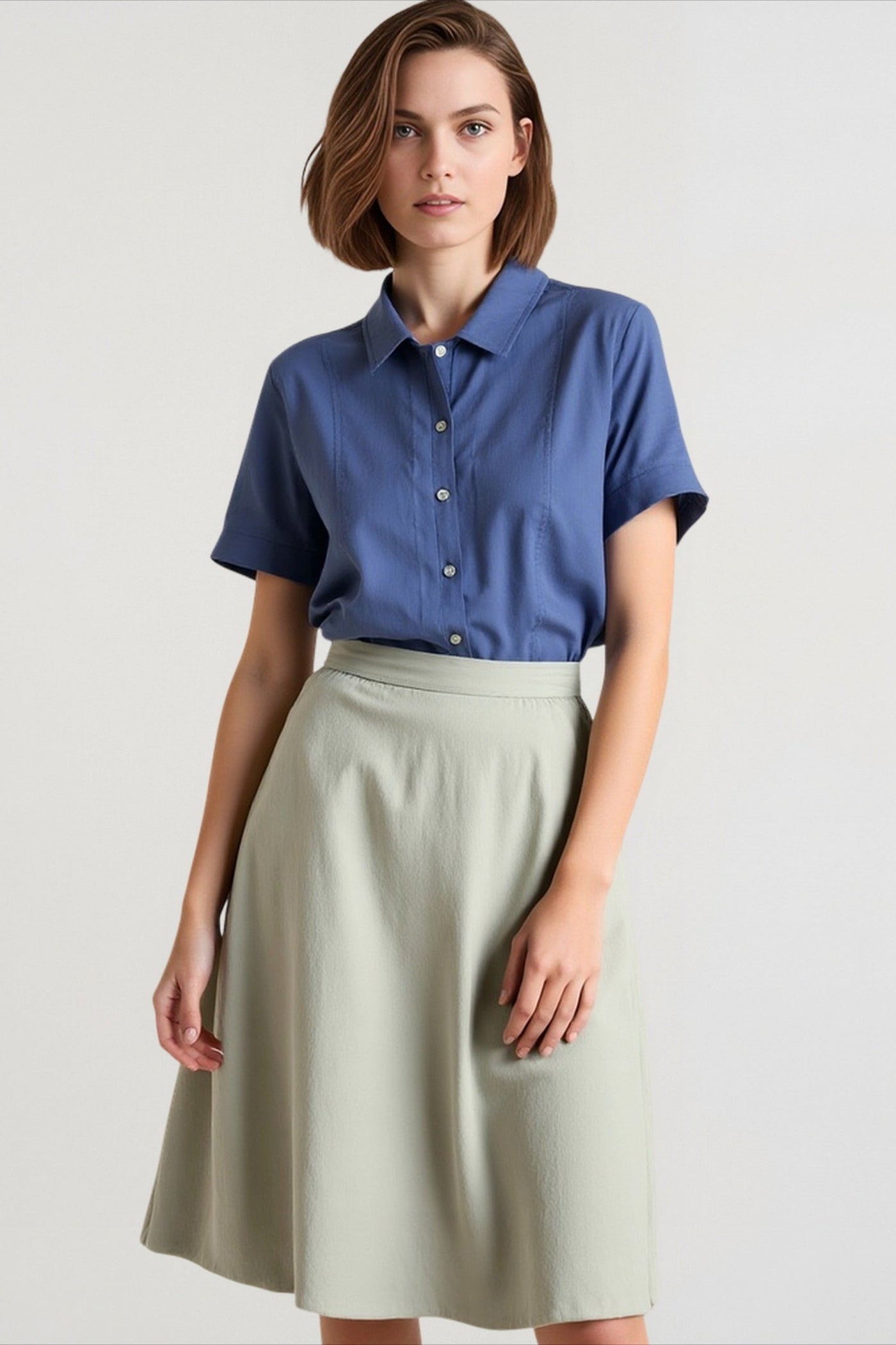Vintage Linen Relaxed Blouse