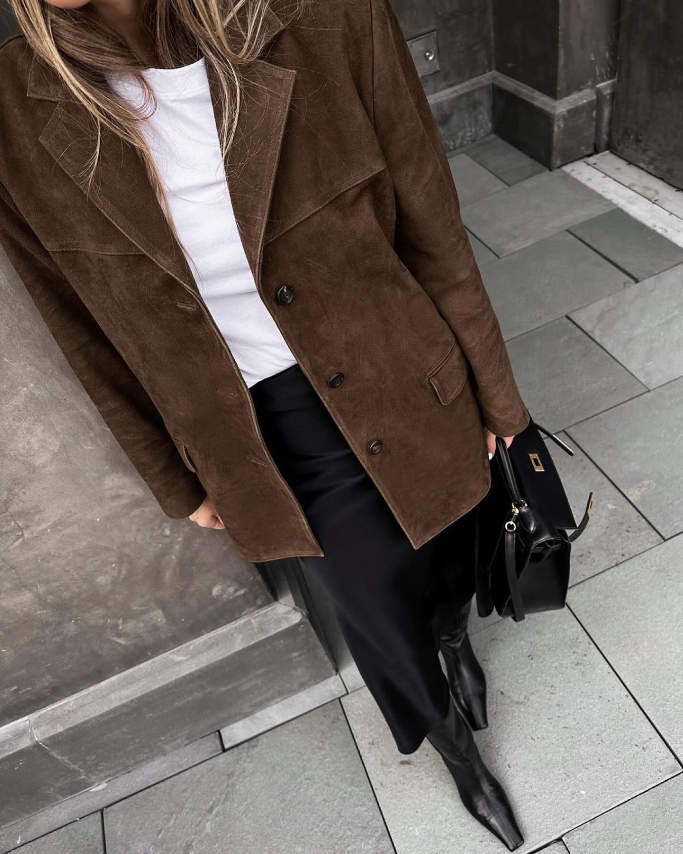 Bellaâ„?| Vintage Faux-Suede Blazer