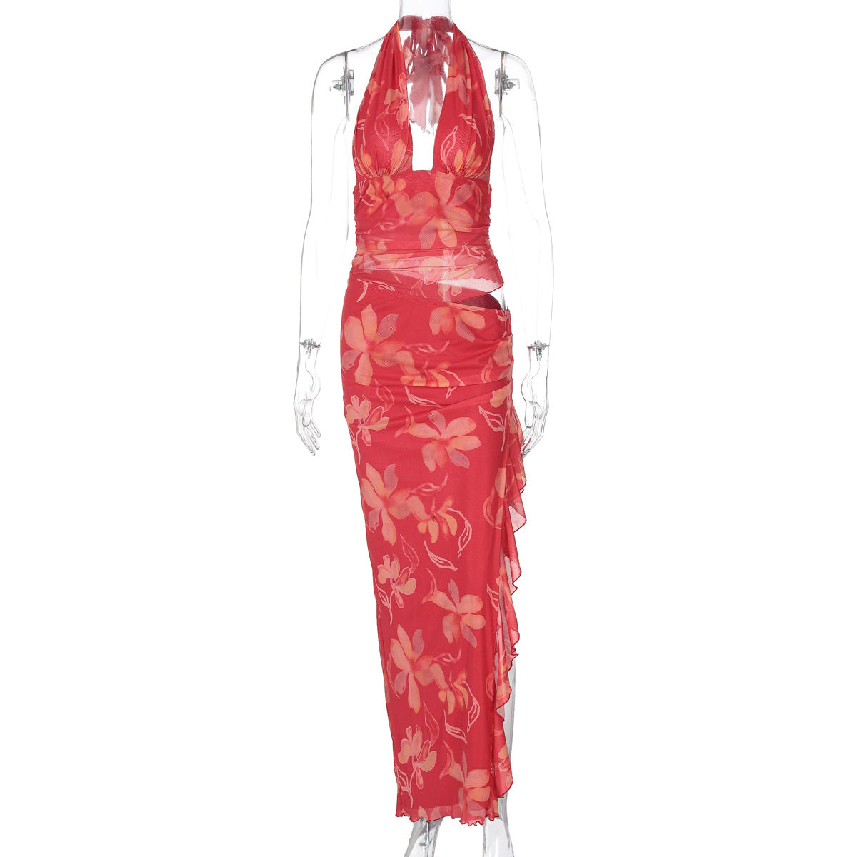Rebus Maxi Dress Red