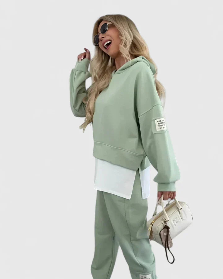Hooded Sweatshirt and Jogger Two Piece Set