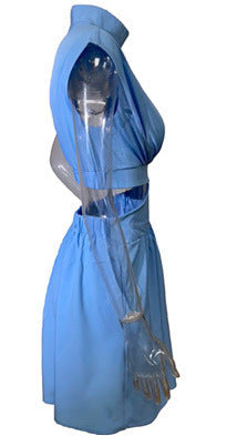 Glorina Mini Dress - Light Blue