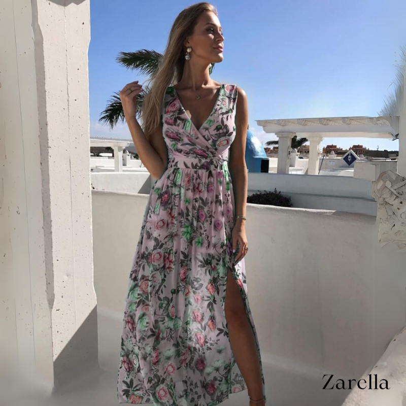 Rebeca Aesthetic Women's Summer Maxi Dress with Print Designer Edit