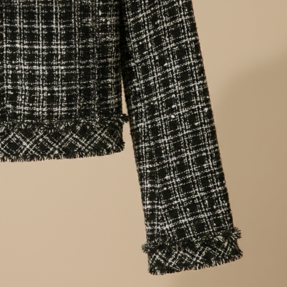 Women's Cropped Textured Jacket