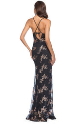 Fishtail Sequin Spangly Maxi Dress - 2 Colors - View 6