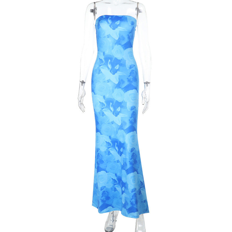 Pires Maxi Dress - Blue