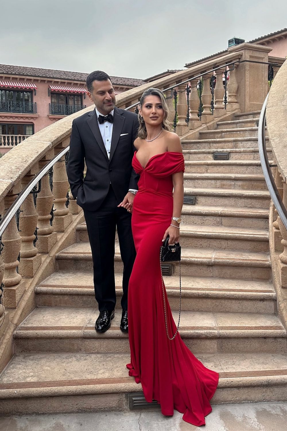 Hot Sexy Mermaid Off the Shoulder Red Long Prom Dress with Sweep Train