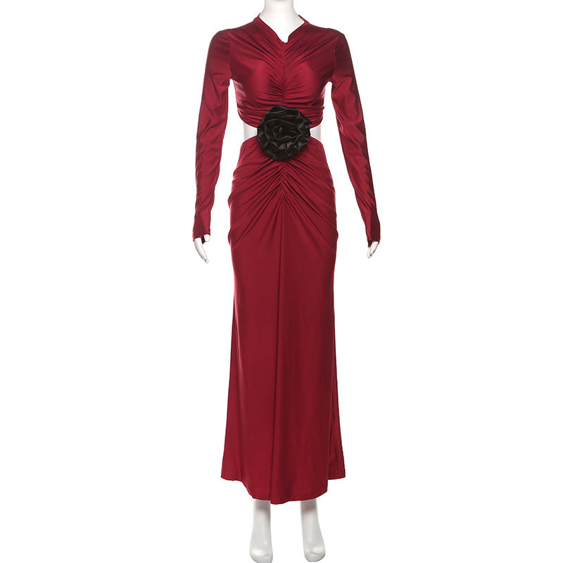 Ross Maxi Dress - Red