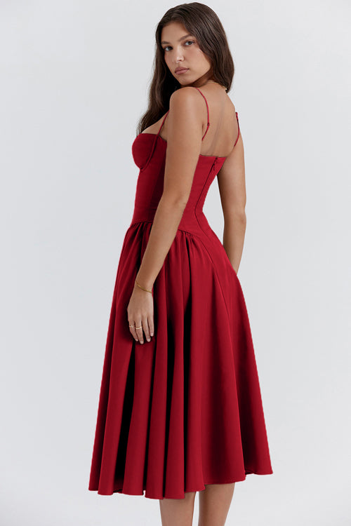 Longing For Love Strap Bustier Midi Dress - 8 Colors 14