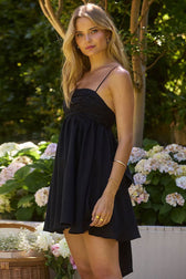 High Waist Fitted Tank Mini Dress