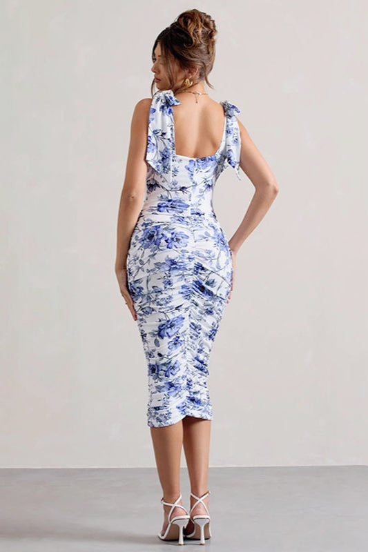 Bodycon Floral Dress