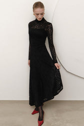 Lace Long Sleeve Maxi Dress 6