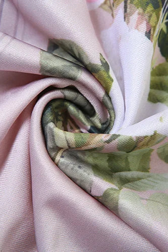 Floral Lace Suspender Midi Dress