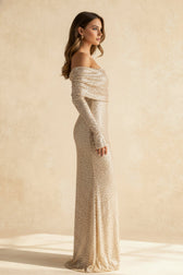 Sequin Maxi Dress