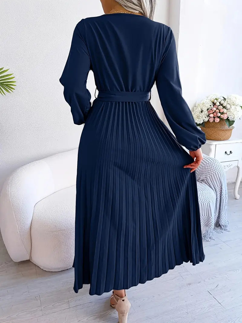 Boutique Carlota Pleated Midi Dress Statement Occasion Edit