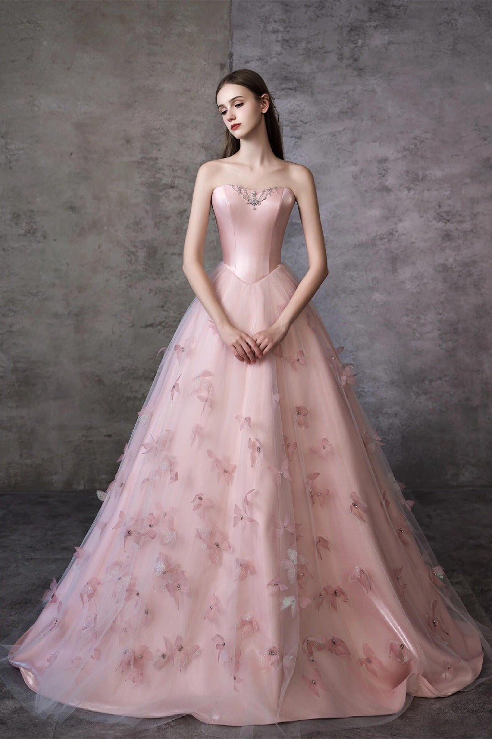 Chiffon Sweetheart Neckline Prom Dress