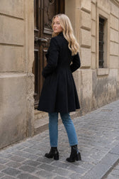 Belted Wool Long Coat