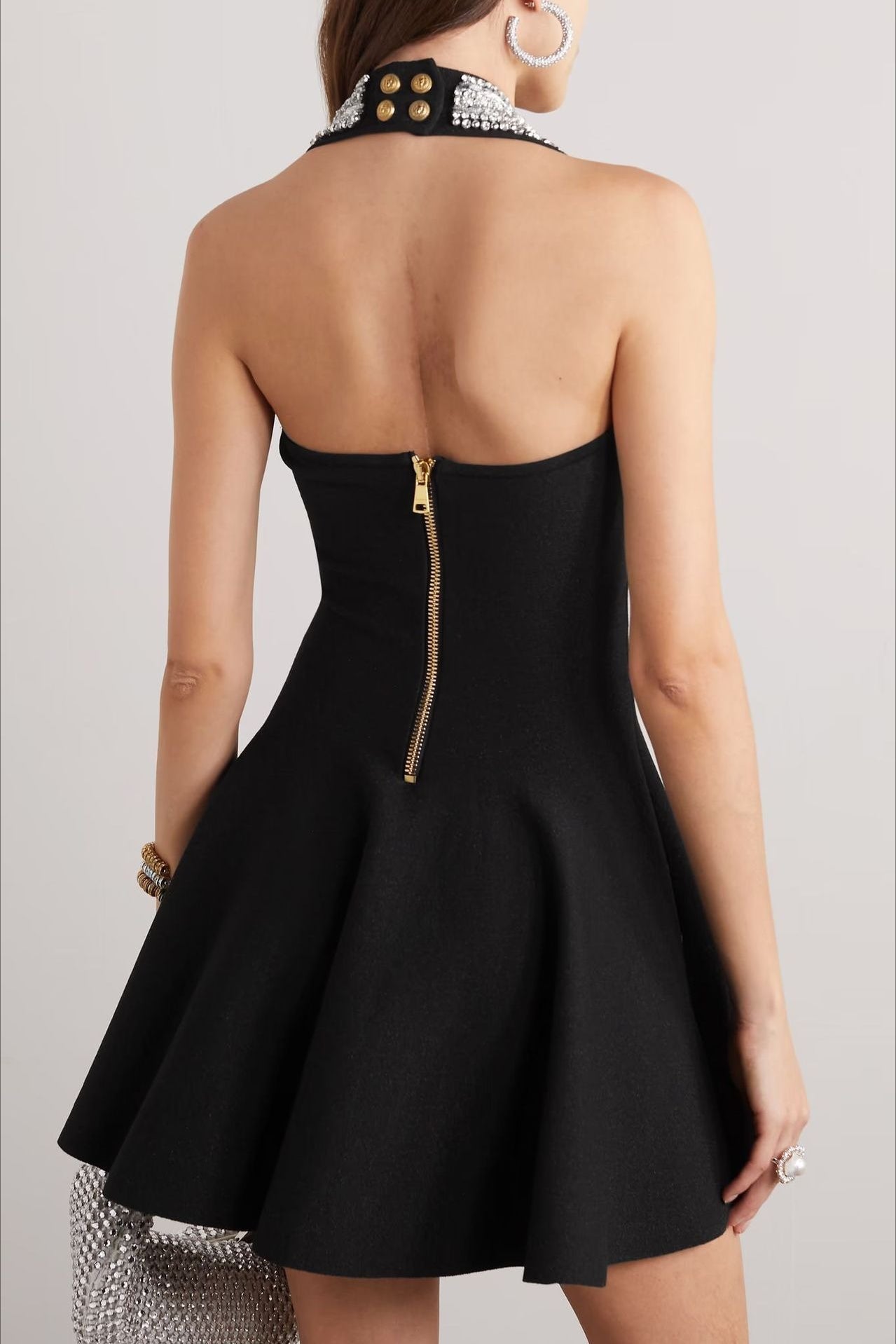 Halter-Neck Mini Dress