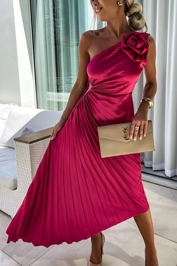 Lizbeth | Romantic Flower Dress Red