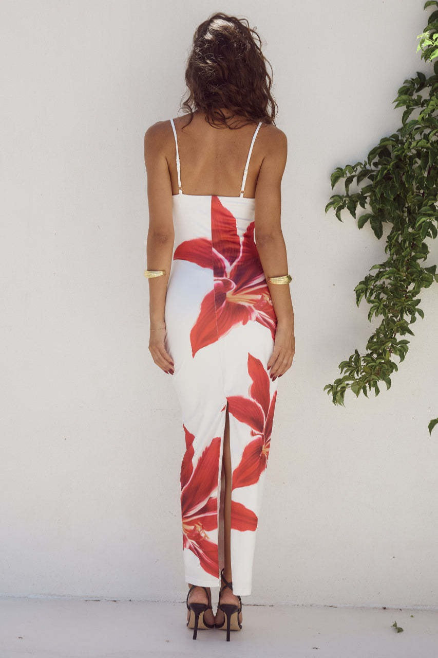Bodycon Floral Dress