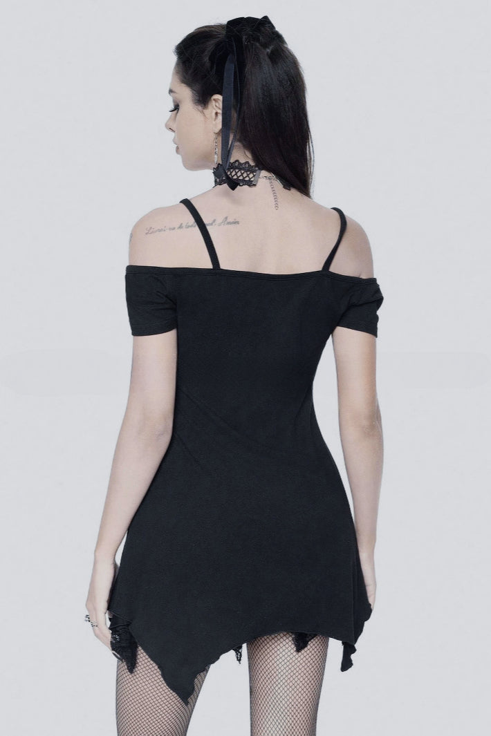 Sheer Lace Gothic Dress