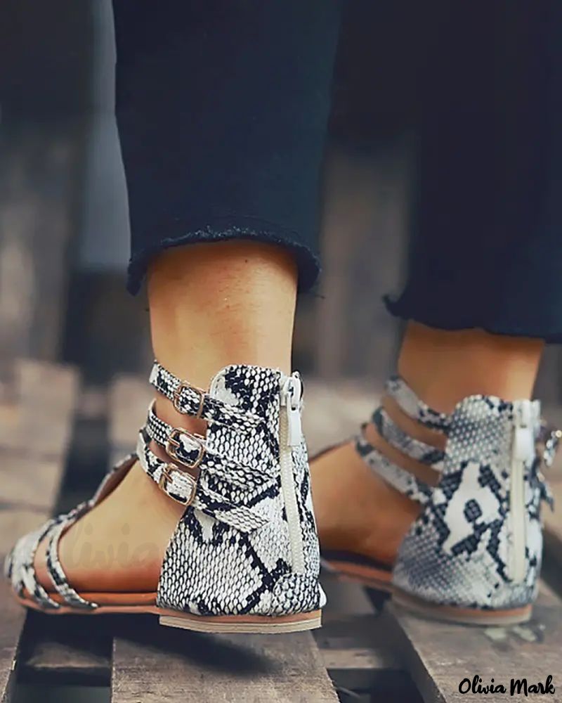 Multi-strap crossover suede flat sandals