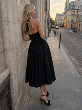 Halter Backless Tie Party Dress