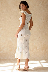 High-Waist Bodycon Dress