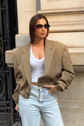 Timeless Plaid Relaxed Fit Blazer