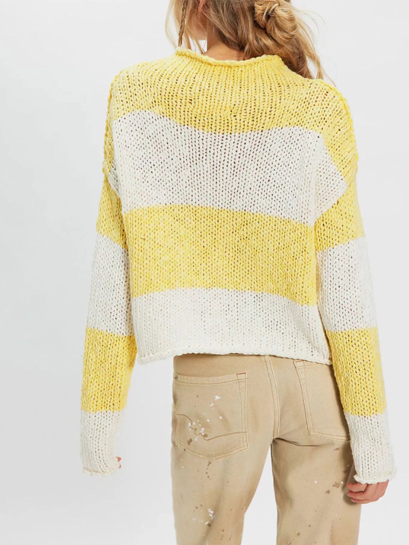 Chunky Knit Striped Sweater