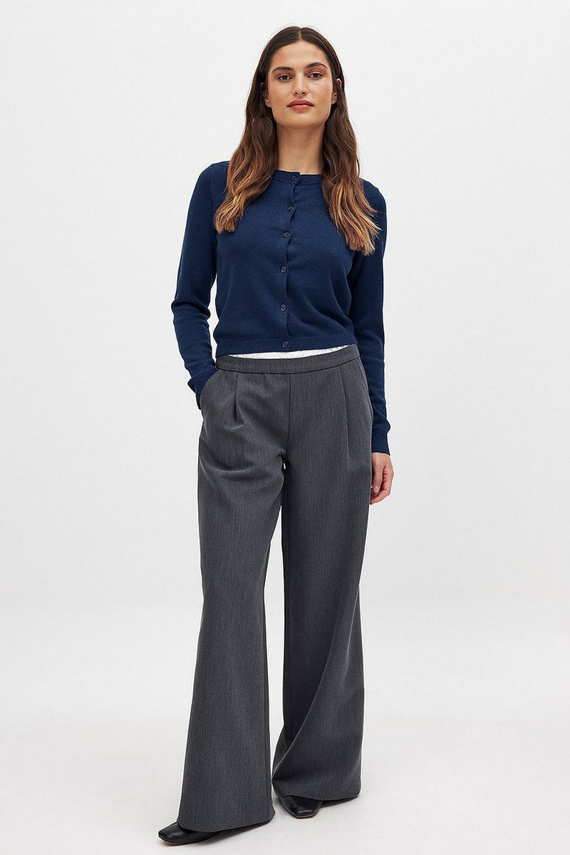 Essential Round Neck Cardigan