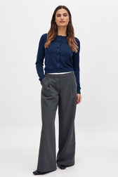 Essential Round Neck Cardigan