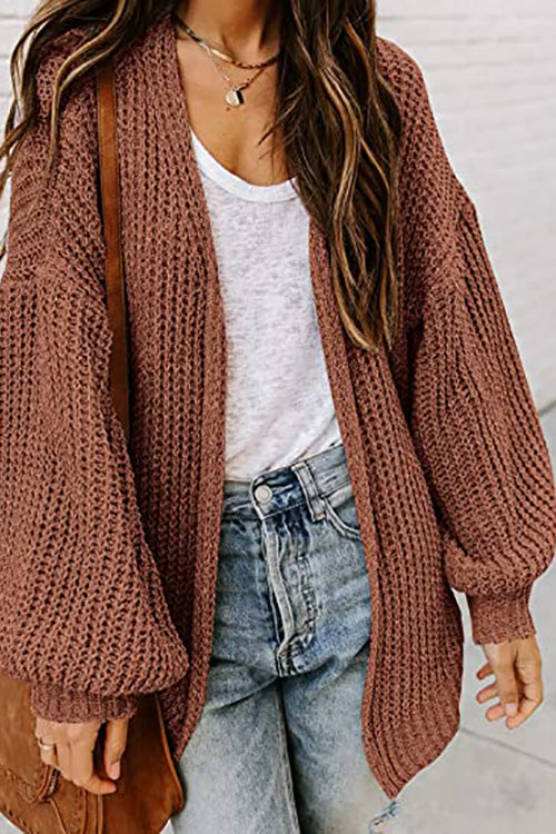Open Front Classical Cardigan