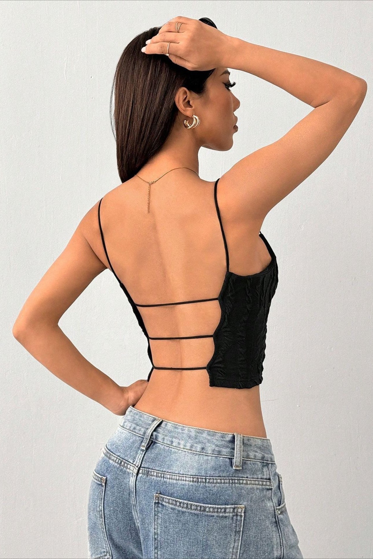 Backless Crop Top