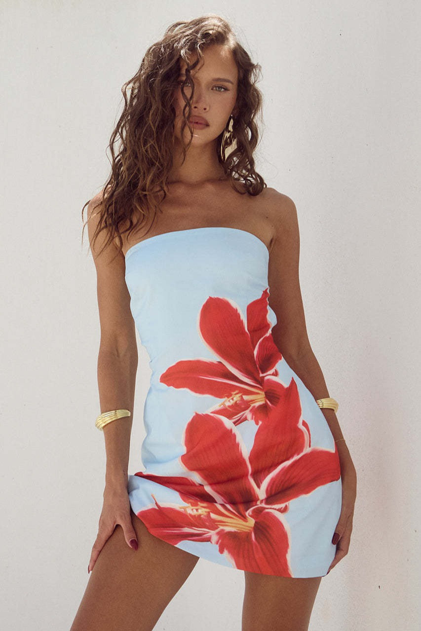 Bodycon Floral Mini Dress
